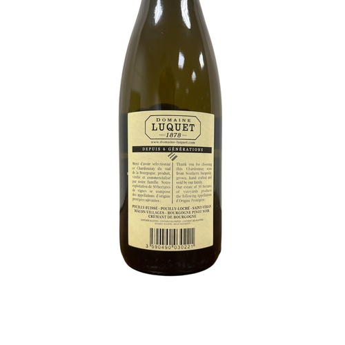 737 - Macon Villages ‘les Mulots’  375ml 
100% Chardonnay. half bottles Domaine Luquet, Pouilly Fuisse
201... 