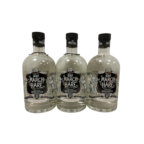 778 - Mad March Hare, Poitin 40’, 
distilled & bottled in Ireland
Ireland Craft Spirit
3 Bottles