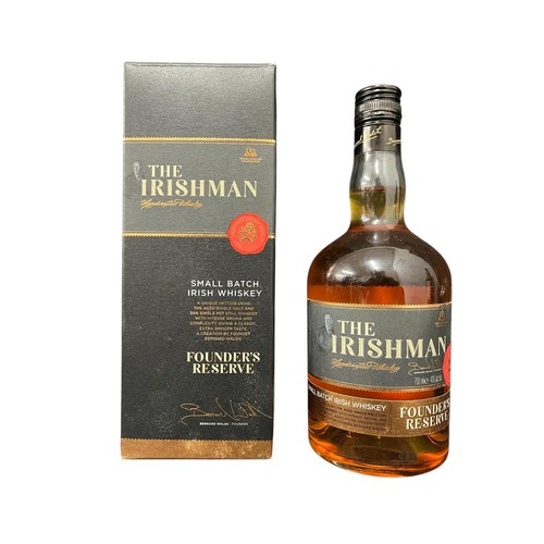 773 - The Irishman Founders Reserve 40’, Small Batch Irish Whiskey 70cl triple distilled
Carlow Ireland
1 ... 