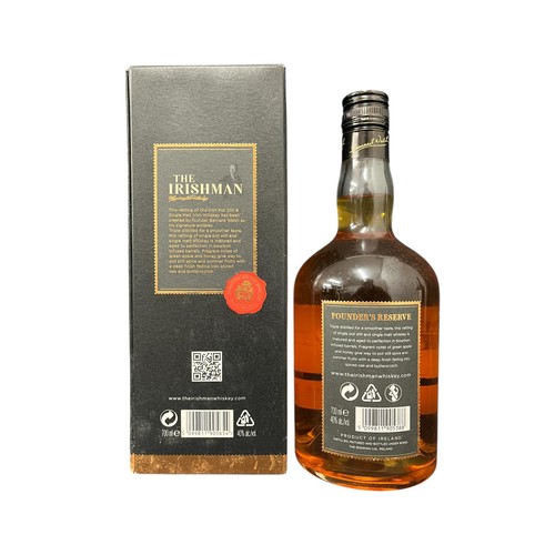 773 - The Irishman Founders Reserve 40’, Small Batch Irish Whiskey 70cl triple distilled
Carlow Ireland
1 ... 