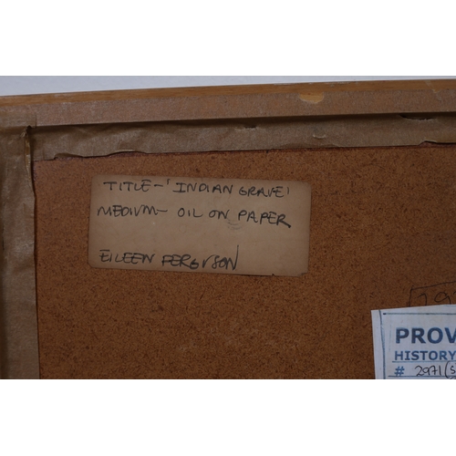 162 - EILEEN FERGUSON
Indian Grave
Oil on Paper
29cm (h) x 44cm (w)