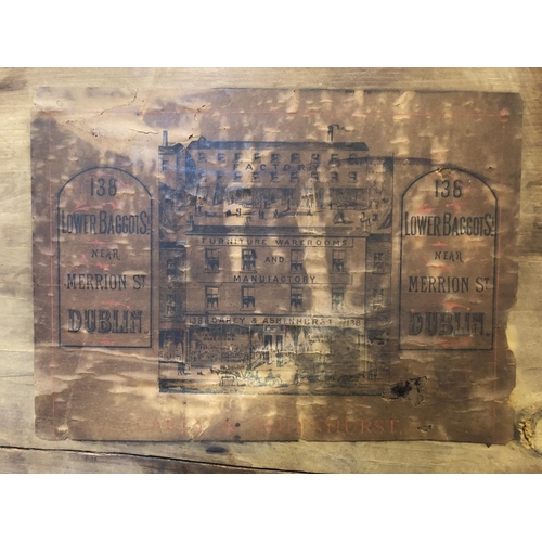 385 - A 19TH CENTURY CARVED MAHOGANY OPEN FRONT BOOKCASE of breakfront outline the shaped top above nine o... 