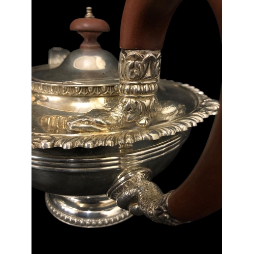 443 - ***WITHDRAWN***AN IRISH FOUR-PIECE SILVER TEA SET Dublin 1973, mark of Irish Silver Ltd. featuring t... 