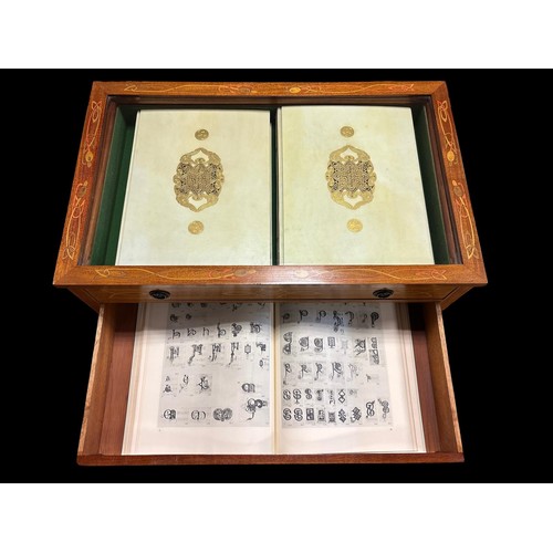 67 - BOOK OF KELLS 
Limited Edition No. 68 
Facsimile copies 
Three volumes 
In a fine mahogany inlaid di... 