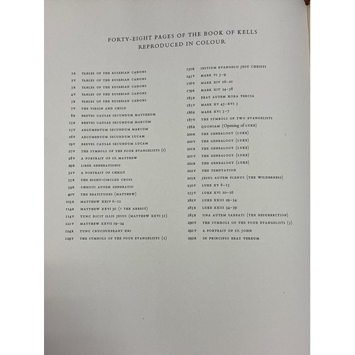 67 - BOOK OF KELLS 
Limited Edition No. 68 
Facsimile copies 
Three volumes 
In a fine mahogany inlaid di... 