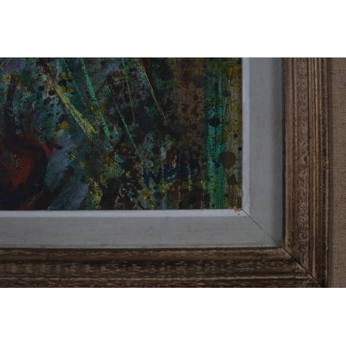 145 - KENNETH WEBB RWA, FRSA, RUA (b. 1927)
Summer Garden 
Oil on canvas 
Signed lower right 
Titled to ga... 