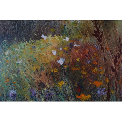 145 - KENNETH WEBB RWA, FRSA, RUA (b. 1927)
Summer Garden 
Oil on canvas 
Signed lower right 
Titled to ga... 