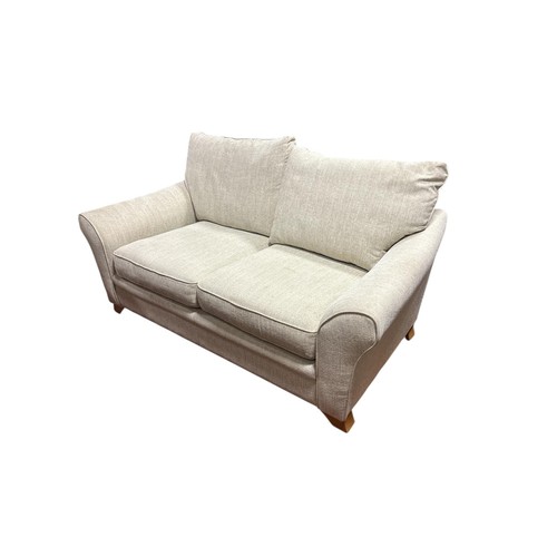 211 - A TWO SEATER SETTEE with loose cushions and scroll over arms 73cm (h) x 172cm (w) x 94cm (d) (AF) En... 