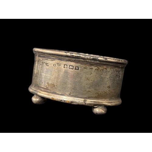 478 - A COLLECTION OF STERLING SILVER ITEMS comprising a pepperette stamped 'London 1936' maker's mark 'Ca... 