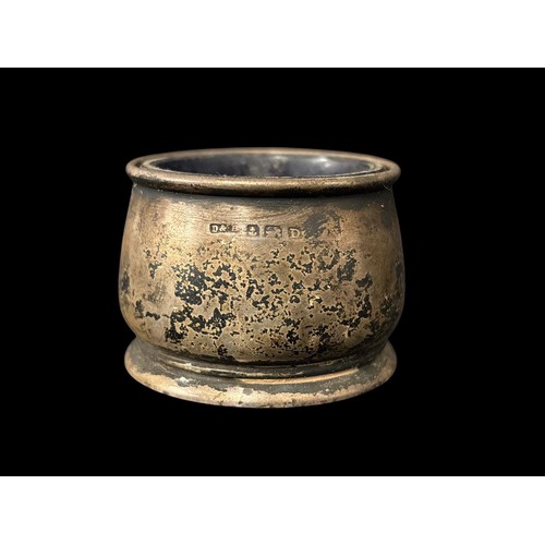 478 - A COLLECTION OF STERLING SILVER ITEMS comprising a pepperette stamped 'London 1936' maker's mark 'Ca... 