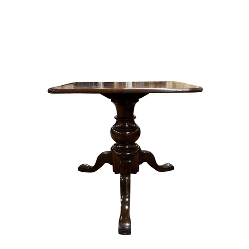 182 - A 19TH CENTURY MAHOGANY OCCASIONAL TABLE of rectangular outline the shaped top with rounded corners ... 