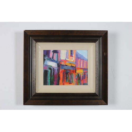 319 - GARY DEVON
Irish Street 
Acrylic on canvas
Signed lower right 
Titled and dated verso 
Gallery label... 