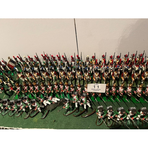 11 - MODEL SOLDIERS: Napoleonic era. Various makers. Various armies, etc.