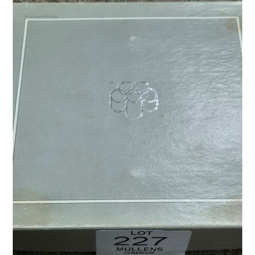 227 - CANADA: Four coin Olympic proof set 1976 comprising 4.4oz of fine silver. Boxed with Certificate of ... 