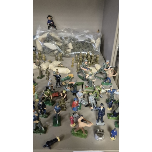 270 - A VARIED COLLECTION OF MODEL SOLDIERS, TOY AIRPLANES, etc. Various periods early to mid 20th century