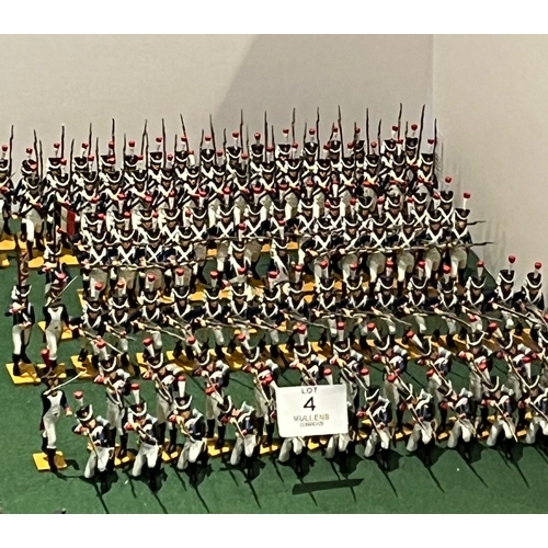 4 - MODEL SOLDIERS: Russian troops. Napoleonic era.