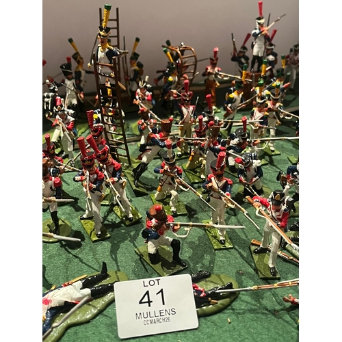 41 - MODEL SOLDIERS: Mainly riflemen, fallen soldiers, etc.