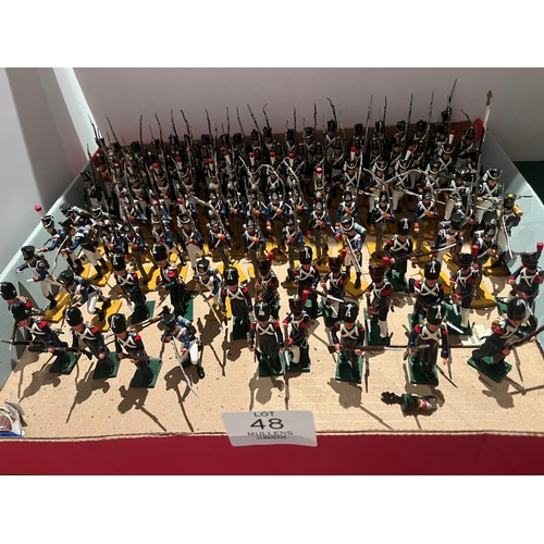 48 - MODEL SOLDIERS: Mainly infantry. Napoleonic era.