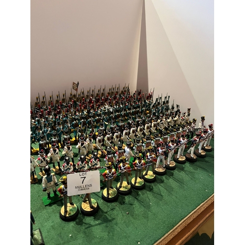 7 - MODEL SOLDIERS: Napoleonic era. Various regiments.