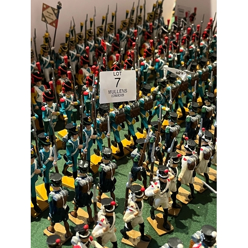 7 - MODEL SOLDIERS: Napoleonic era. Various regiments.