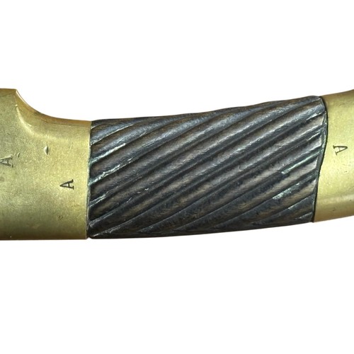 51 - RUSSIAN COSACK SHASKA SWORD AND BAYONET. Stamped 1907. Scabbard mounted with bayonet. Single edge bl... 