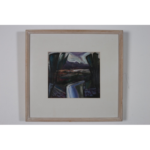 607 - GEORGE DUNNE (1945-2023)
'Road to the Shore'
Oil on board 
Signed lower left
Titled verso 
Image: 21... 