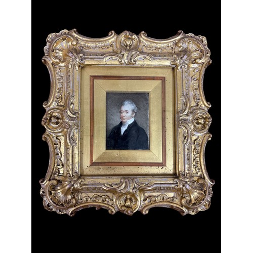 460 - A COLLECTION OF PORTRAIT MINIATURES four framed examples inscribed verso one of which reading 'Willi... 