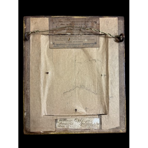 460 - A COLLECTION OF PORTRAIT MINIATURES four framed examples inscribed verso one of which reading 'Willi... 