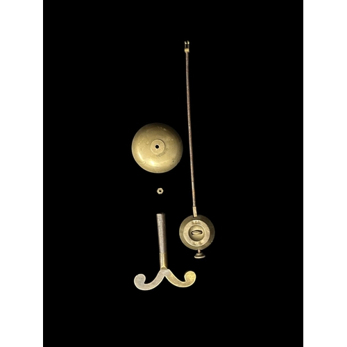 272 - A LARGE 19TH CENTURY FRENCH BOULLE MANTEL CLOCK the case inlaid throughout with intricate brass marq... 