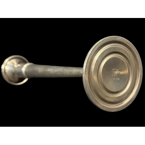 485D - A CARTIER SILVER BUD VASE marked 