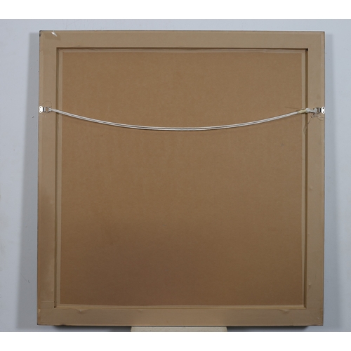 15 - LOUISE NEWMAN 
'Sea to Shore' 
Mixed media on wood panel 
Initialled lower right
95cm (h) x 92cm (w)