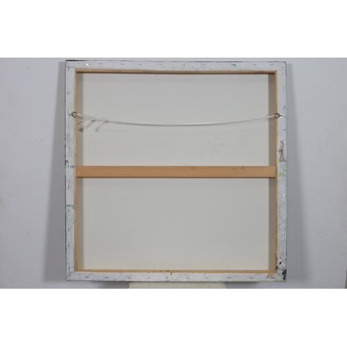 18 - LOUISE NEWMAN 
'Metaphor of Memory' 
Acrylic on canvas
Initialled lower right
70cm (h) x 70cm (w)
