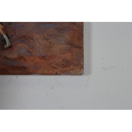 31 - PAUL MACCORMAIC
'I can see Bono's house from here'
2 sunbathers plus dog at the Forty Foot (2011)
Ac... 