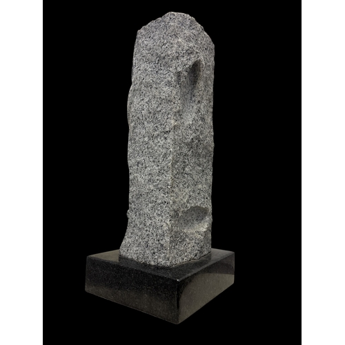 40 - FINN CONLON 
'In and Out'
White and black granite sculpture 
45cm (h) x 25cm (w) x 25cm (d)