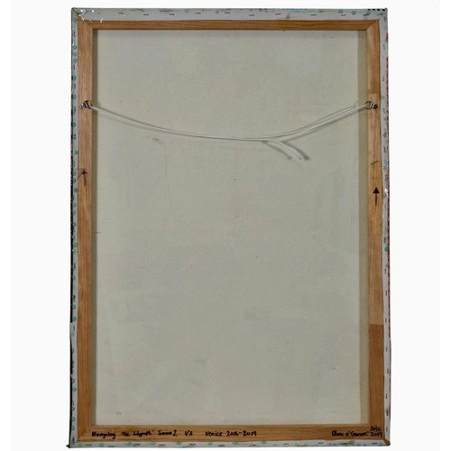 41 - CLARE O'CONNOR
'Navigating the Labyrinth Series 2. no.1'
Acrylic, collage & resin on canvas
Signed, ... 