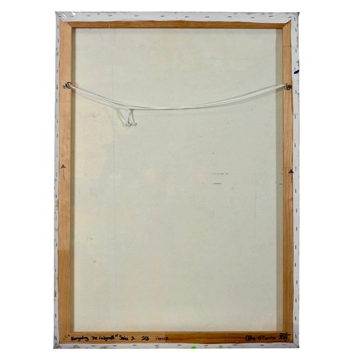 42 - CLARE O'CONNOR
'Navigating the Labyrinth Series 2. No. 2'
Acrylic, collage & resin on canvas
Signed,... 