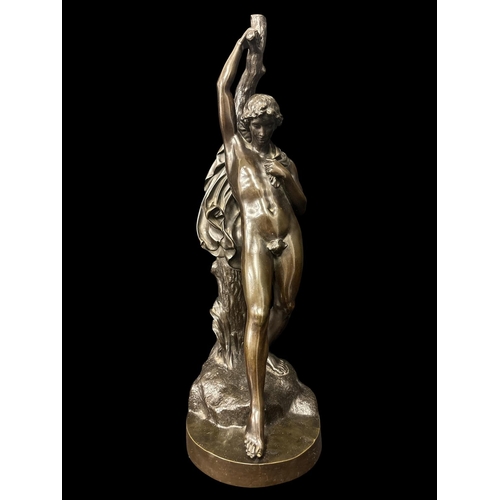 444 - after JOHN HENRY FOLEY
'Youth at the Stream'
Patinated bronze 
Inscribed to base 'Executed in bronze... 