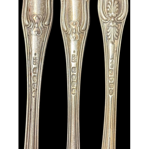 507 - TWELVE EARLY 19TH CENTURY STERLING SILVER SPOONS London 1829 (9), 1830 (1) and 1835 (2) 1.21kg (39 t... 