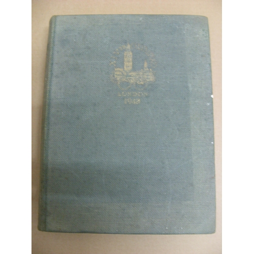 1167 - OLYMPIC GAMES, 1948, The Official Report of the Organising Committee for the XIV Olympiad, hardback ... 