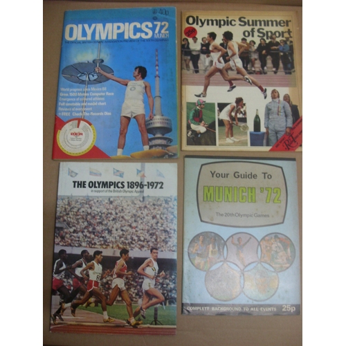 1168 - OLYMPIC GAMES, 1972, Munich - 4 Items, Your Guide To Munich 72 (62 Pages), The Olympics 1896-1972 (9... 