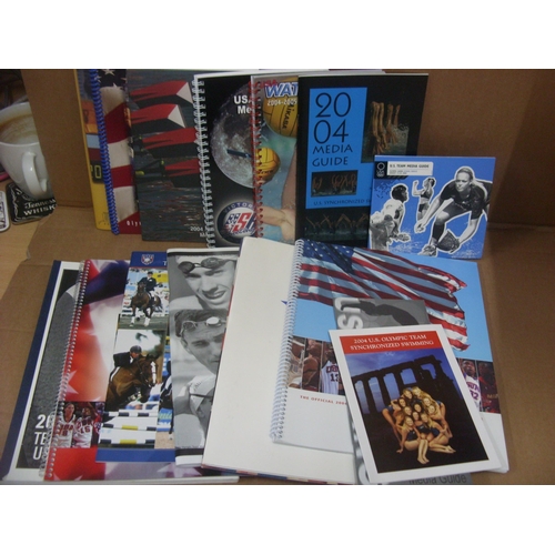 1170 - OLYMPIC GAMES, 2004, a collection of items all relating to Team USA, for/from the Olympic Games in A... 