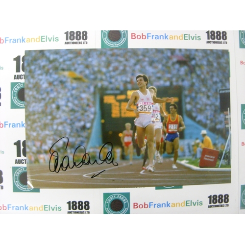 1176 - OLYMPIC GAMES, 1980/1984, Gold Medallist, Sebastian Coe, signed 12