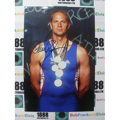 1177 - OLYMPIC GAMES, 1984-2000, Gold Medallist, Steve Redgrave, signed 8