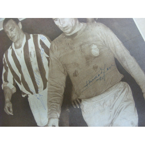 1256 - REAL MADRID/JUVENTUS, 1962, Miroir Sprint 05/03/1962, French Football Magazine, autographed on front... 