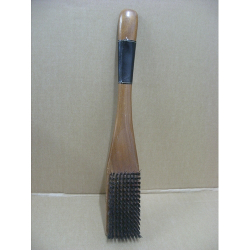 1584 - WORLD CUP, 1966, England, FIFA/UEFA Memorabilia, A Mahogany & Ebony Clothes Brush with Three Lions B... 