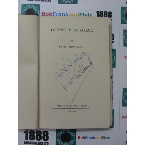 64 - AUTOGRAPHED FOOTBALL BOOK, 1960, a hand signed (by subject) edition of the Soccer Book Club 'Going F... 