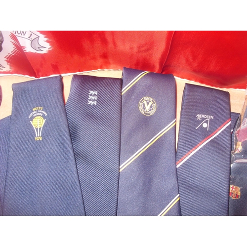 839 - FOOTBALL TIES, 1970's-1990's, a selection to include, Bells Football Managers Awards, Victoria Socce... 