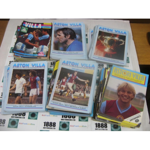 125 - ASTON VILLA, 1984-1990, a selection of 174 home football programmes from the period, 1984/1985 x15, ... 