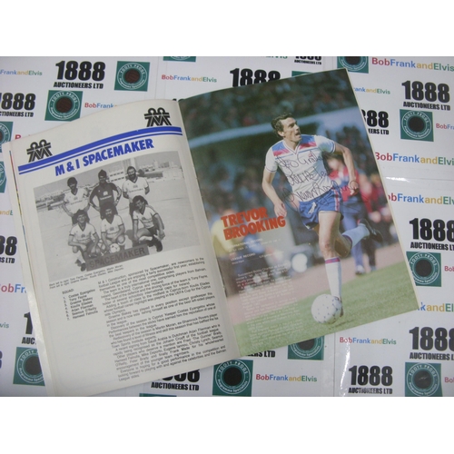 161 - AUTOGRAPH PROGRAMME, 1985, Berger Pains 5-A-Side tournament, official programme for the event played... 