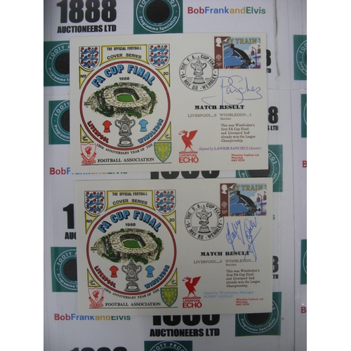 704 - FOOTBALL COVERS, 1988, FA Cup Final - Liverpool versus Wimbledon, played at Wembley on 14/05/1988 - ... 